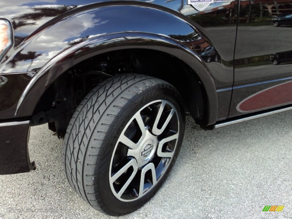 2010 F150 Harley-Davidson SuperCrew 4x4 - Lava Red Metallic / Harley Davidson Lava Red/Black photo #34