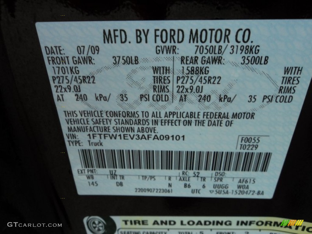 2010 F150 Harley-Davidson SuperCrew 4x4 - Lava Red Metallic / Harley Davidson Lava Red/Black photo #36