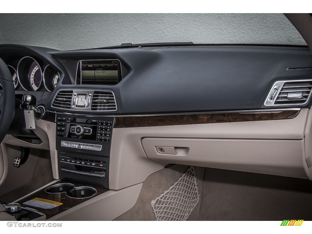 2014 E 350 Coupe - Diamond White Metallic / Silk Beige/Espresso Brown photo #8