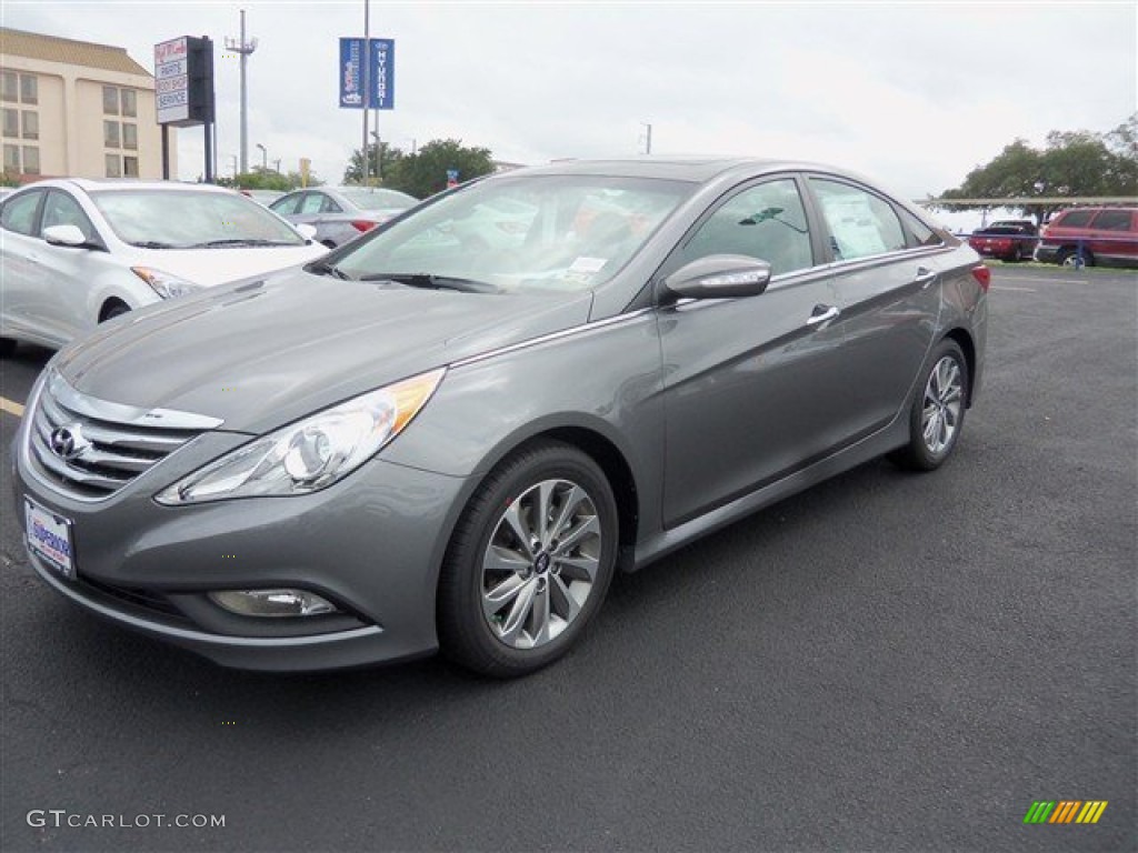 2014 Sonata Limited - Harbor Gray Metallic / Gray photo #1