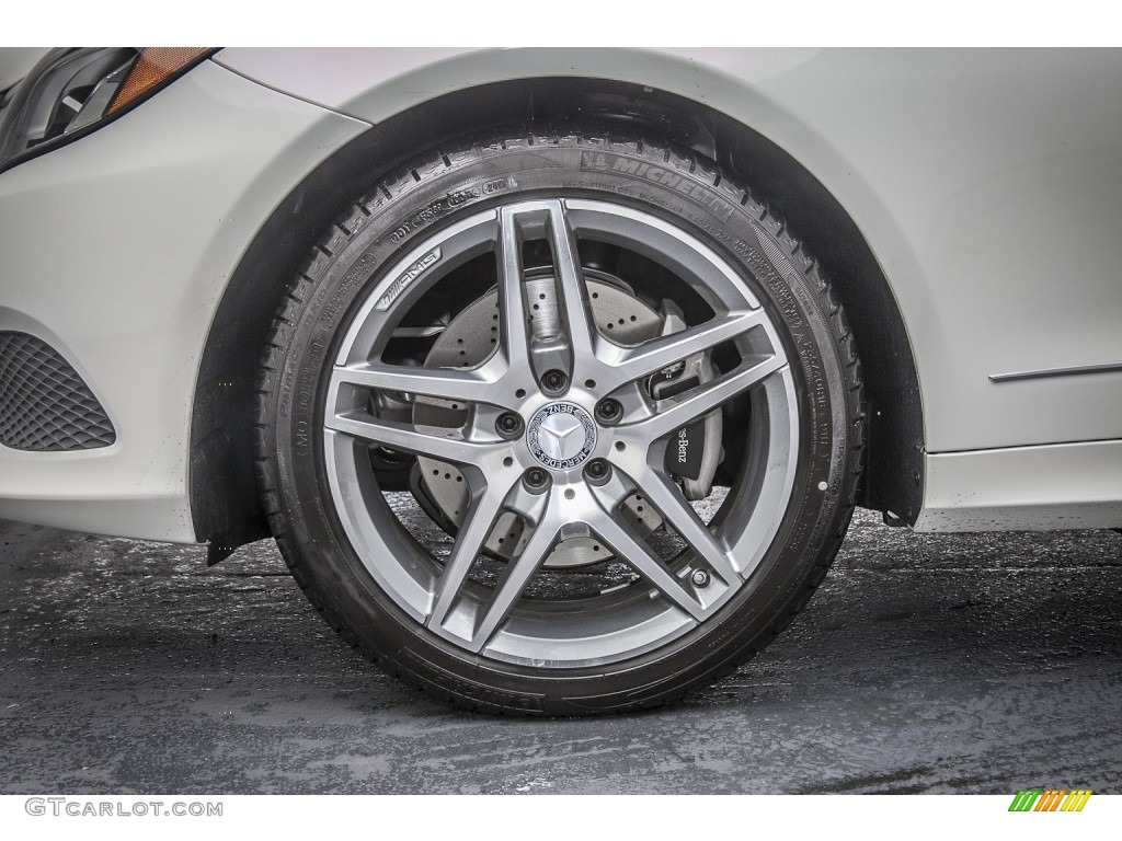 2014 E 350 Coupe - Diamond White Metallic / Silk Beige/Espresso Brown photo #10