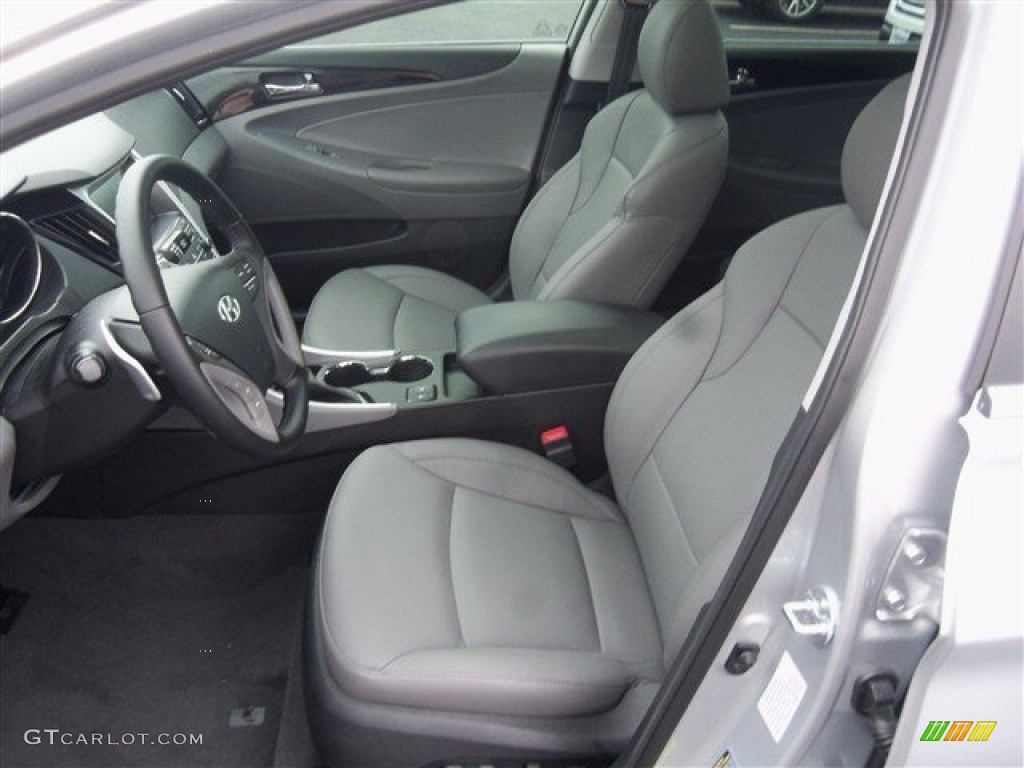 Gray Interior 2014 Hyundai Sonata Limited 2.0T Photo #87422090