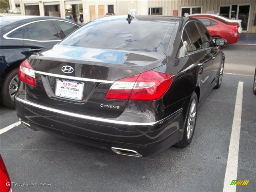 2013 Genesis 3.8 Sedan - Night Shadow Brown / Cashmere photo #3