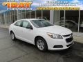 2014 Summit White Chevrolet Malibu LS  photo #1