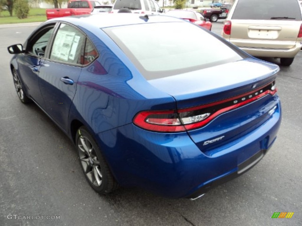 Blue Streak Pearl Coat 2014 Dodge Dart SXT Exterior Photo #87424595