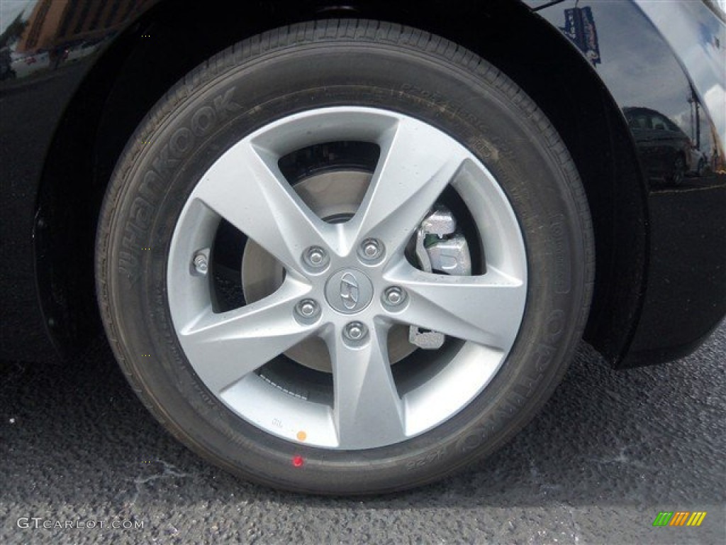 2013 Elantra GLS - Black / Beige photo #7