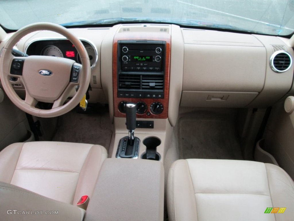 2010 Explorer Eddie Bauer 4x4 - Blue Flame Metallic / Camel photo #24