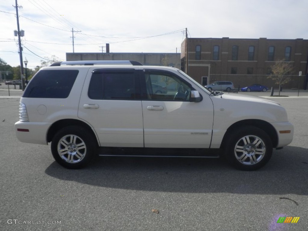 2007 Mountaineer Premier AWD - White Chocolate Tri Coat / Camel photo #2