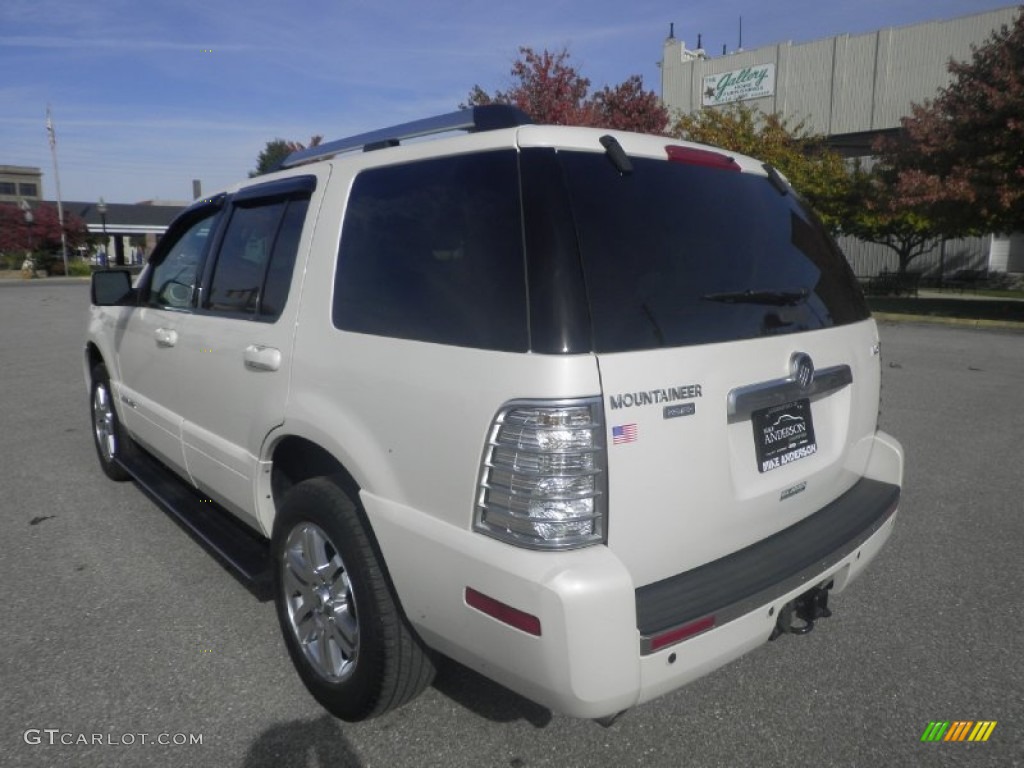 2007 Mountaineer Premier AWD - White Chocolate Tri Coat / Camel photo #3
