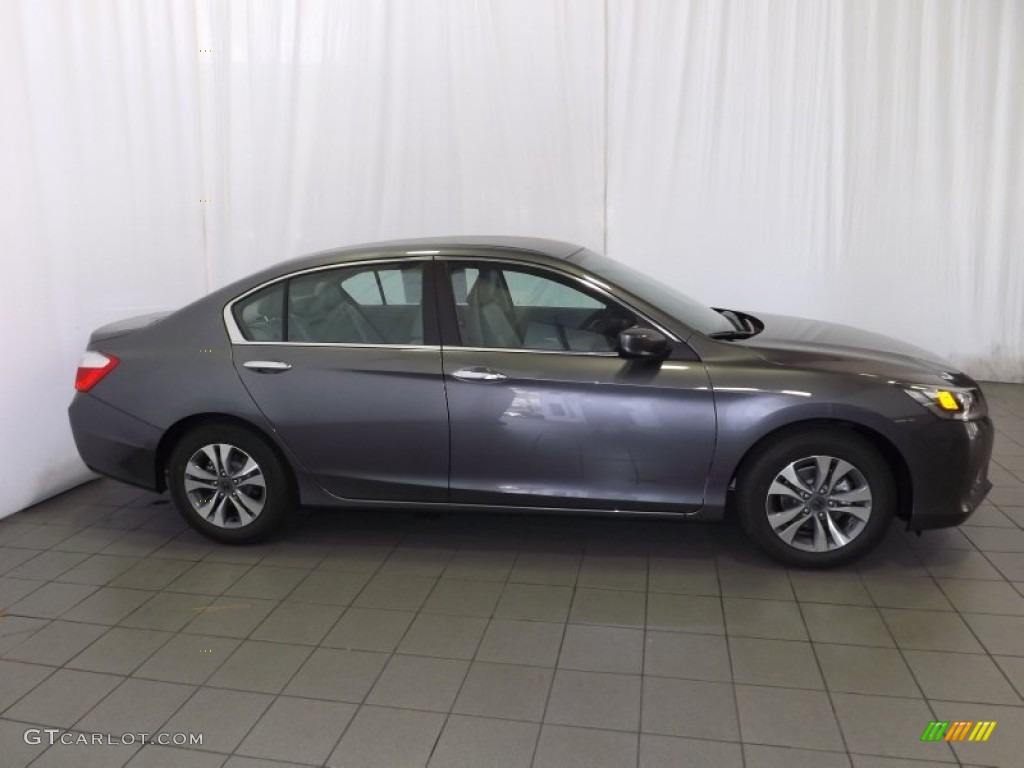 2014 Accord LX Sedan - Modern Steel Metallic / Gray photo #5