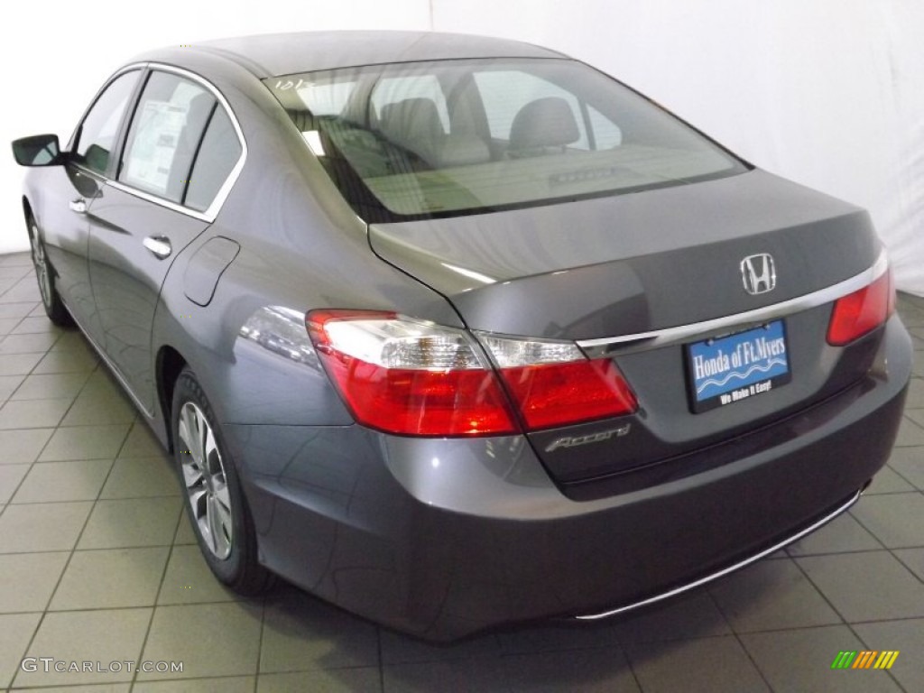 2014 Accord LX Sedan - Modern Steel Metallic / Gray photo #6