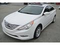 Pearl White 2011 Hyundai Sonata Limited