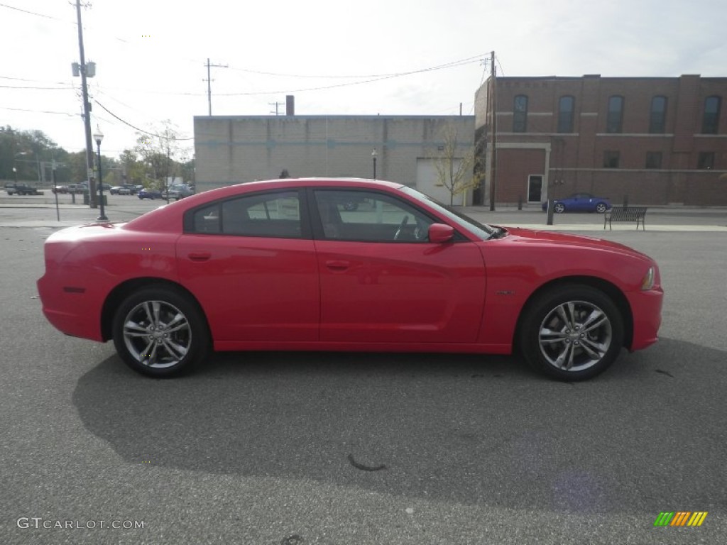 2014 Charger R/T Plus AWD - TorRed / Black/Red photo #2