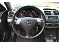 2004 Acura TSX Ebony Interior Steering Wheel Photo