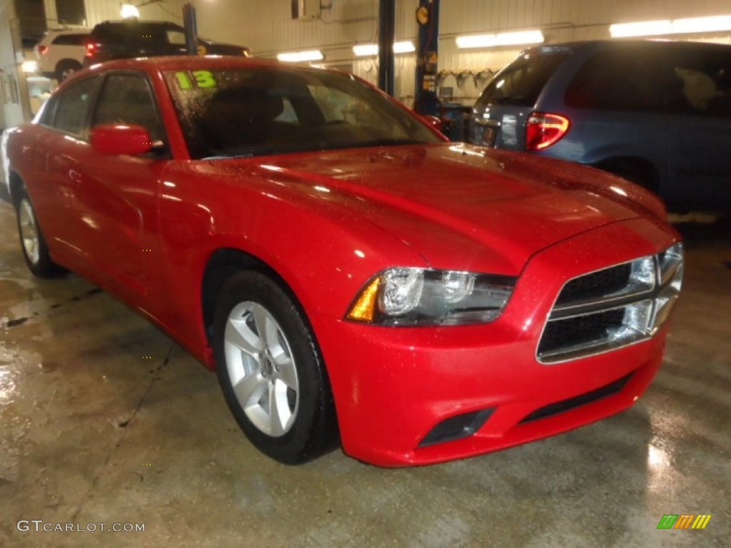 2013 Charger SE - Redline 3 Coat Pearl / Black photo #1