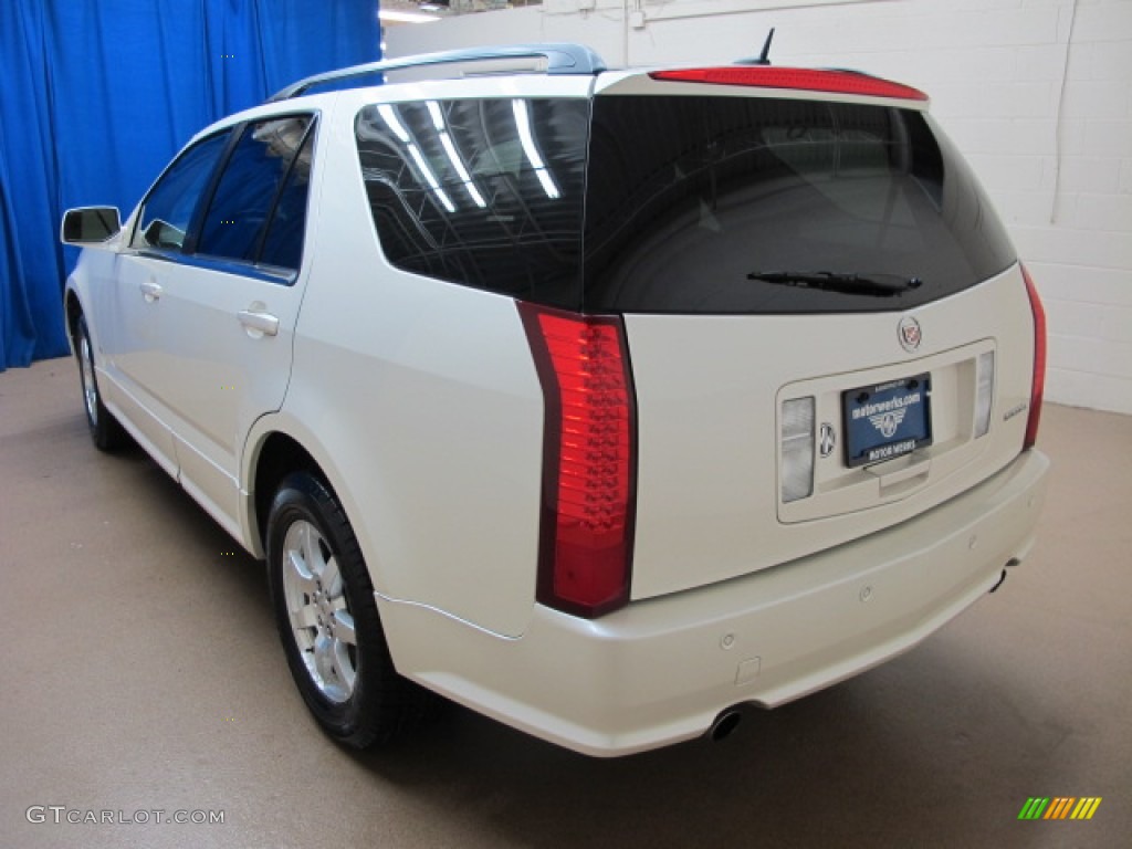 2008 SRX 4 V6 AWD - White Diamond Tricoat / Cashmere/Cocoa photo #6