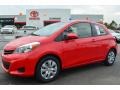 Absolutely Red 2014 Toyota Yaris L 3 Door