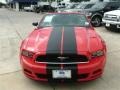 2013 Race Red Ford Mustang V6 Convertible  photo #1