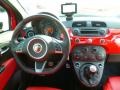Abarth Rosso Leather (Red) Dashboard Photo for 2012 Fiat 500 #87432011