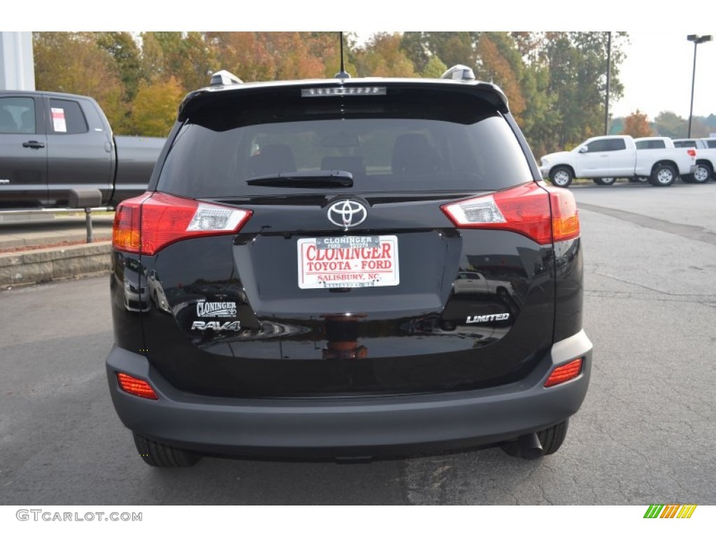 2013 RAV4 Limited - Black / Ash photo #4