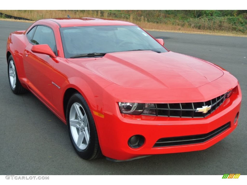 Victory Red 2012 Chevrolet Camaro LS Coupe Exterior Photo #87433007