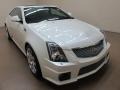 White Diamond Tricoat 2013 Cadillac CTS -V Coupe