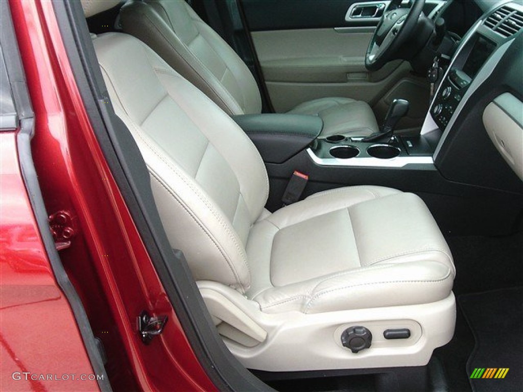 2013 Explorer XLT - Ruby Red Metallic / Medium Light Stone photo #11