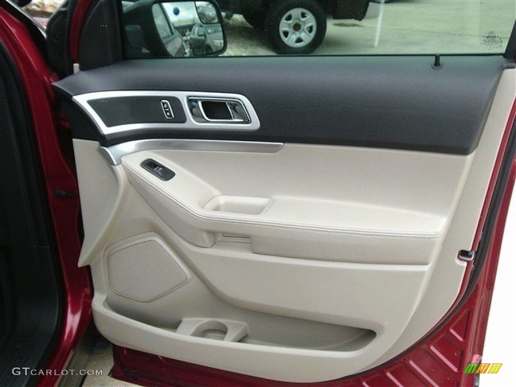 2013 Explorer XLT - Ruby Red Metallic / Medium Light Stone photo #12