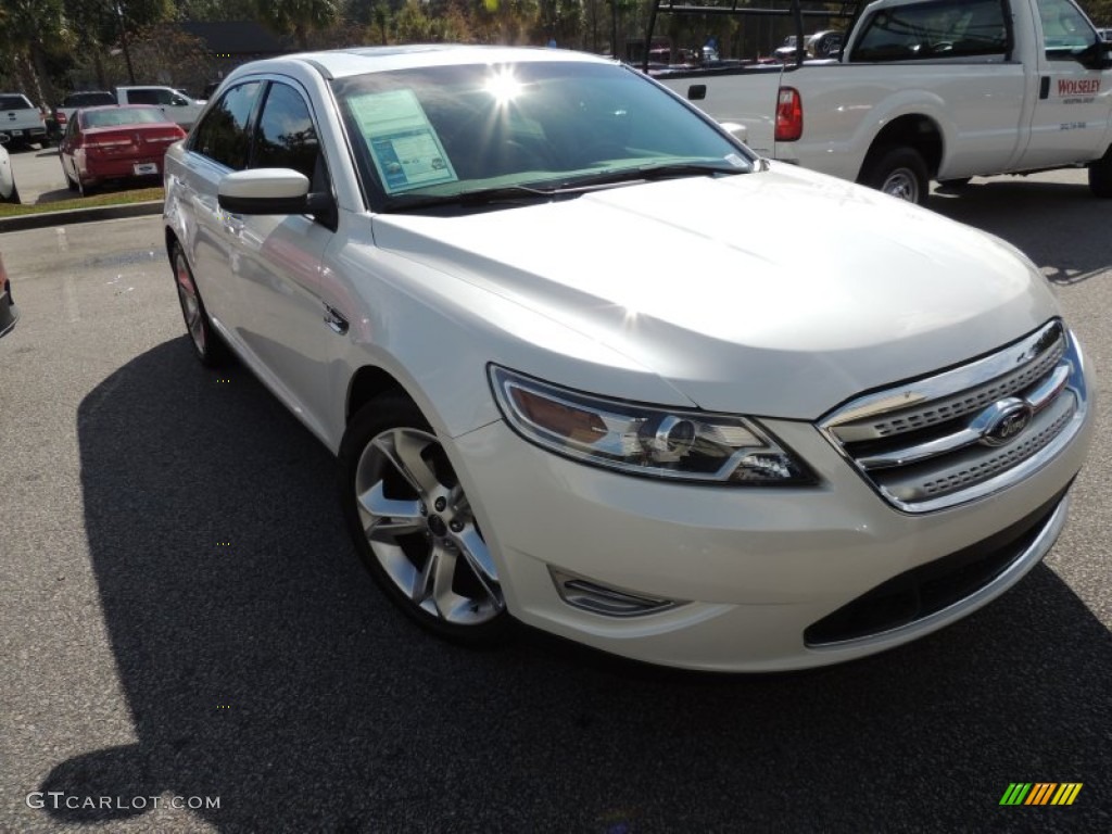 2010 Taurus SHO AWD - White Platinum Metallic Tri-Coat / Charcoal Black photo #1