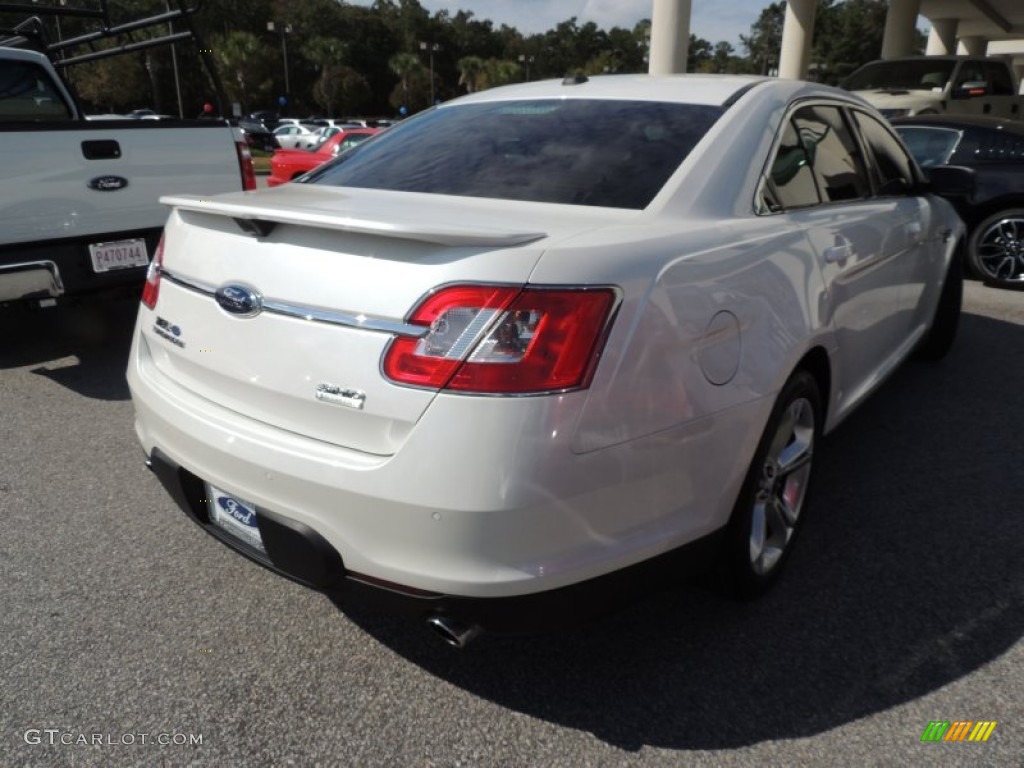 2010 Taurus SHO AWD - White Platinum Metallic Tri-Coat / Charcoal Black photo #13