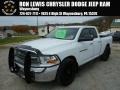 2011 Bright White Dodge Ram 1500 SLT Quad Cab 4x4  photo #1