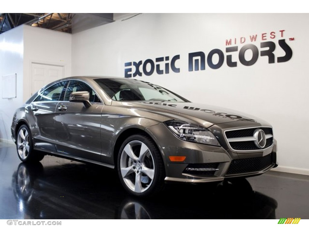 2012 CLS 550 Coupe - Indium Grey Metallic / Black photo #3