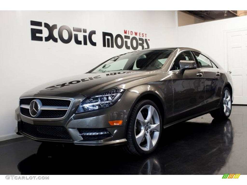 2012 CLS 550 Coupe - Indium Grey Metallic / Black photo #4