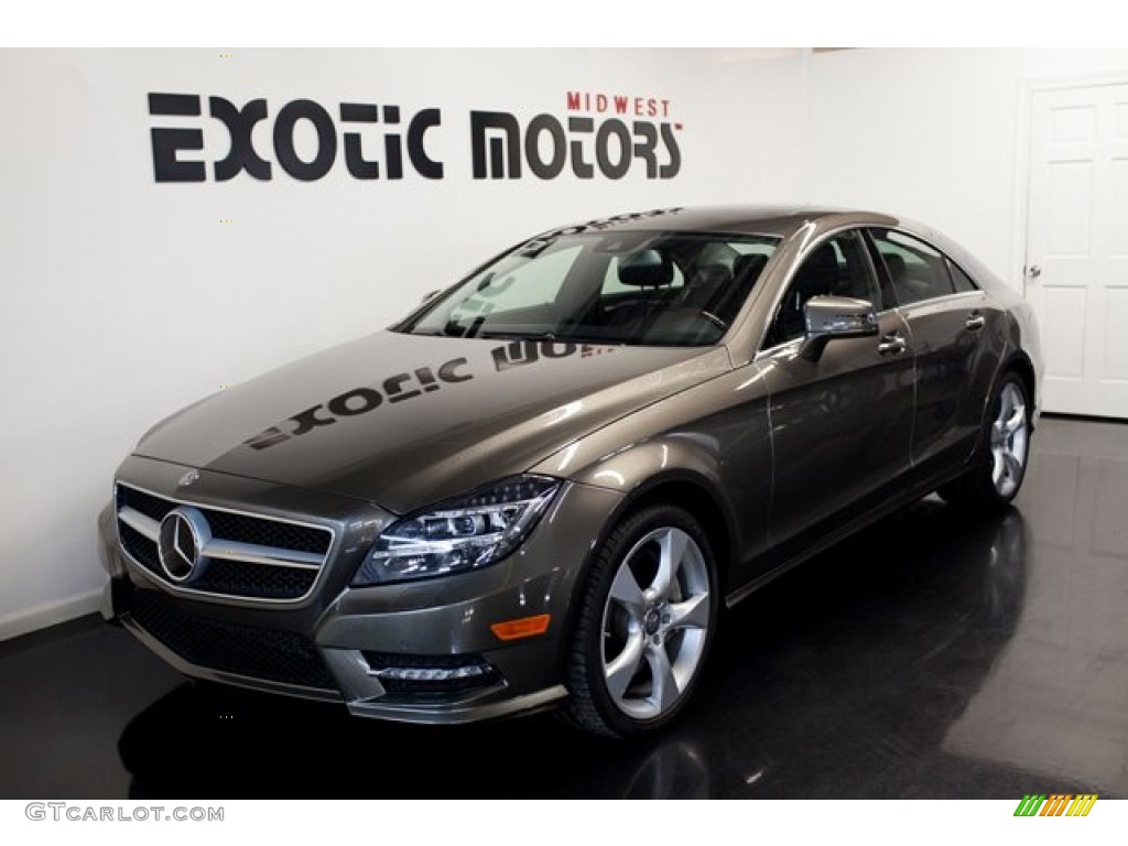 2012 CLS 550 Coupe - Indium Grey Metallic / Black photo #8
