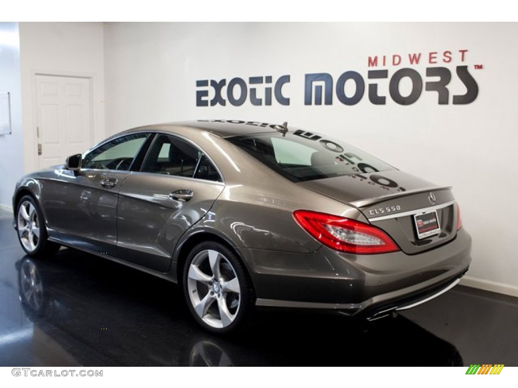 2012 CLS 550 Coupe - Indium Grey Metallic / Black photo #9
