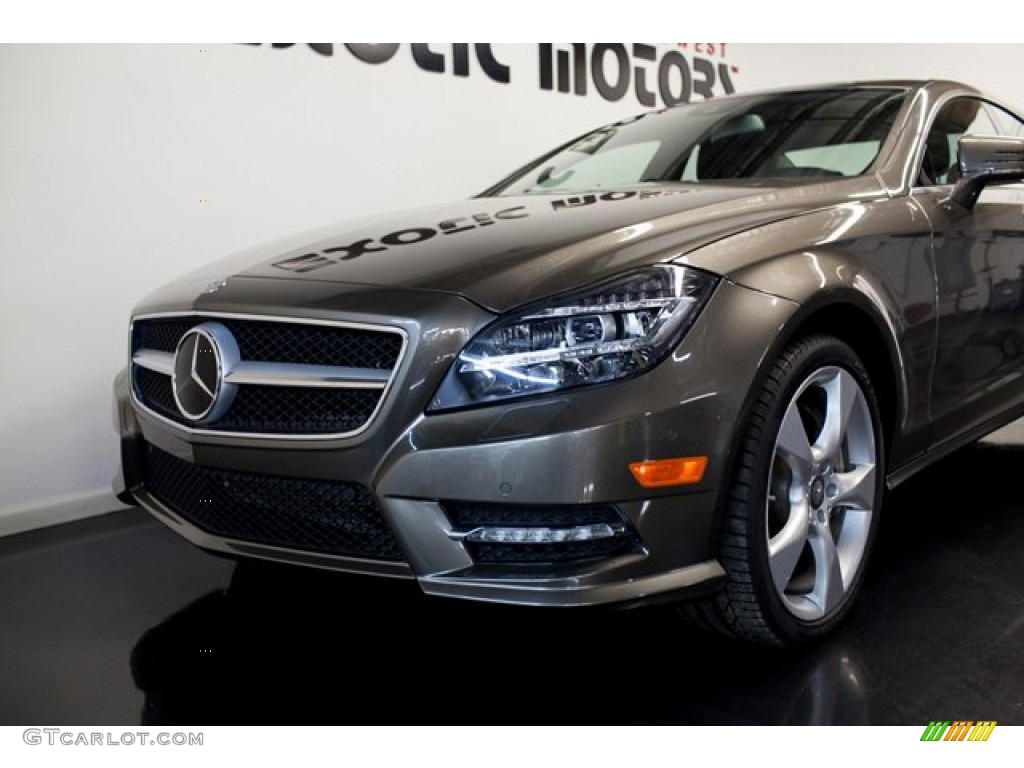 2012 CLS 550 Coupe - Indium Grey Metallic / Black photo #16
