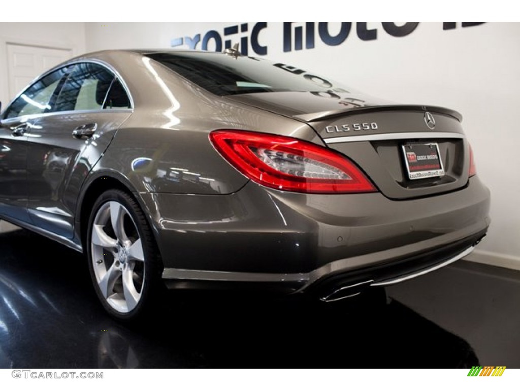 2012 CLS 550 Coupe - Indium Grey Metallic / Black photo #18