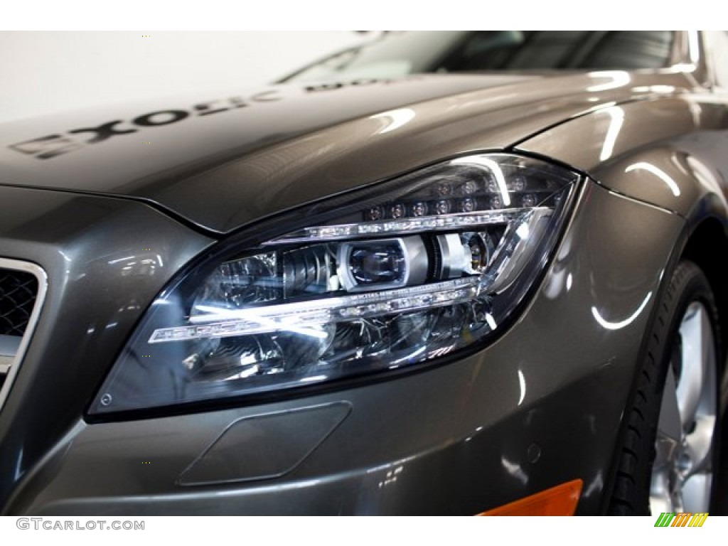 2012 CLS 550 Coupe - Indium Grey Metallic / Black photo #23