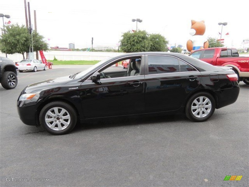 2007 Camry Hybrid - Black / Ash photo #4