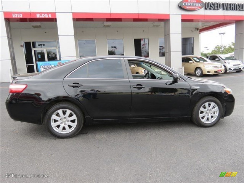 2007 Camry Hybrid - Black / Ash photo #8