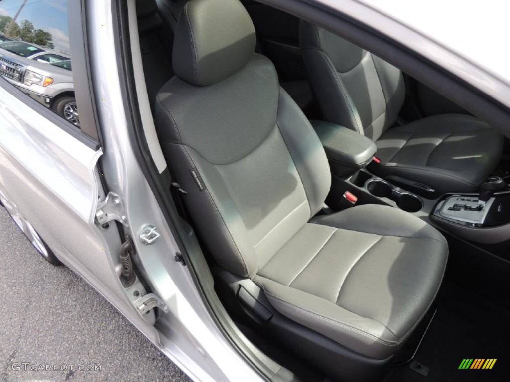 2012 Elantra Limited - Shimmering Silver / Gray photo #9