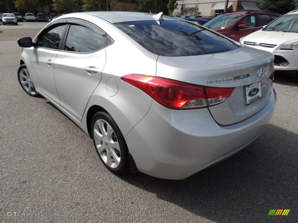 2012 Elantra Limited - Shimmering Silver / Gray photo #16