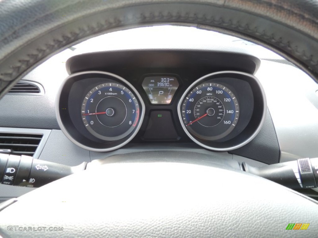 2012 Elantra Limited - Shimmering Silver / Gray photo #23