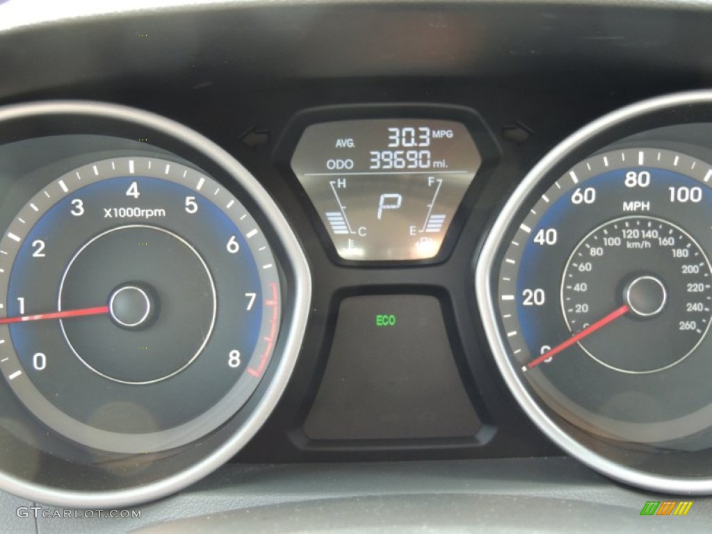 2012 Elantra Limited - Shimmering Silver / Gray photo #24