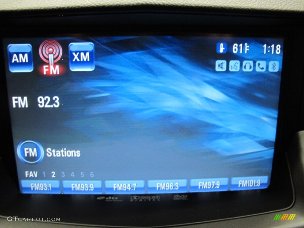 2011 SRX 4 V6 AWD - Gray Flannel Metallic / Titanium/Ebony photo #30