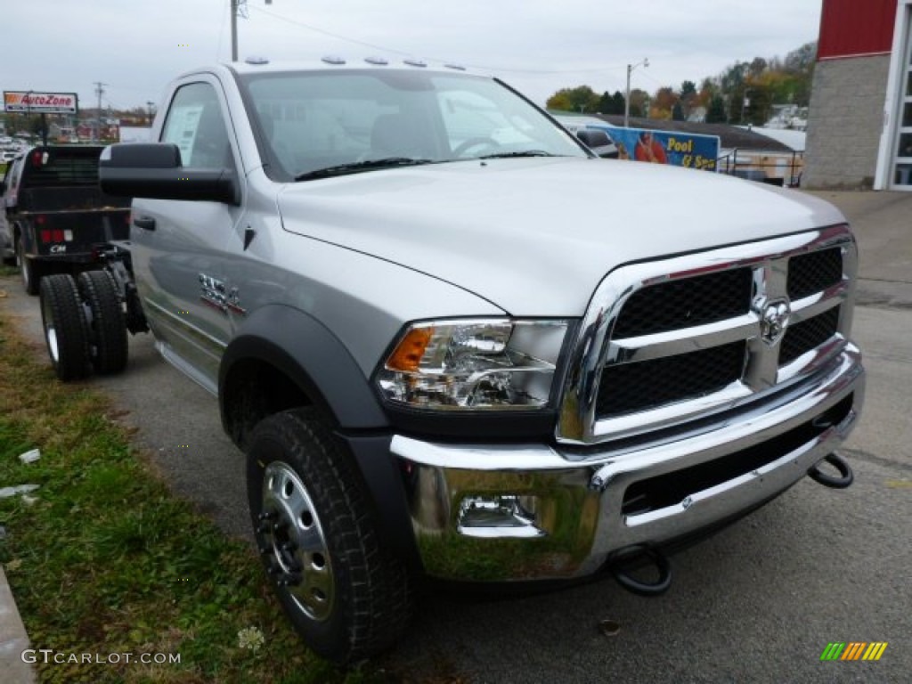 Bright Silver Metallic 2014 Ram 4500 Tradesman Regular Cab 4x4 Chassis Exterior Photo #87437858