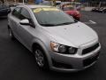 2013 Silver Ice Metallic Chevrolet Sonic LS Sedan  photo #2