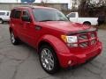 2011 Inferno Red Crystal Pearl Dodge Nitro Heat 4x4  photo #2