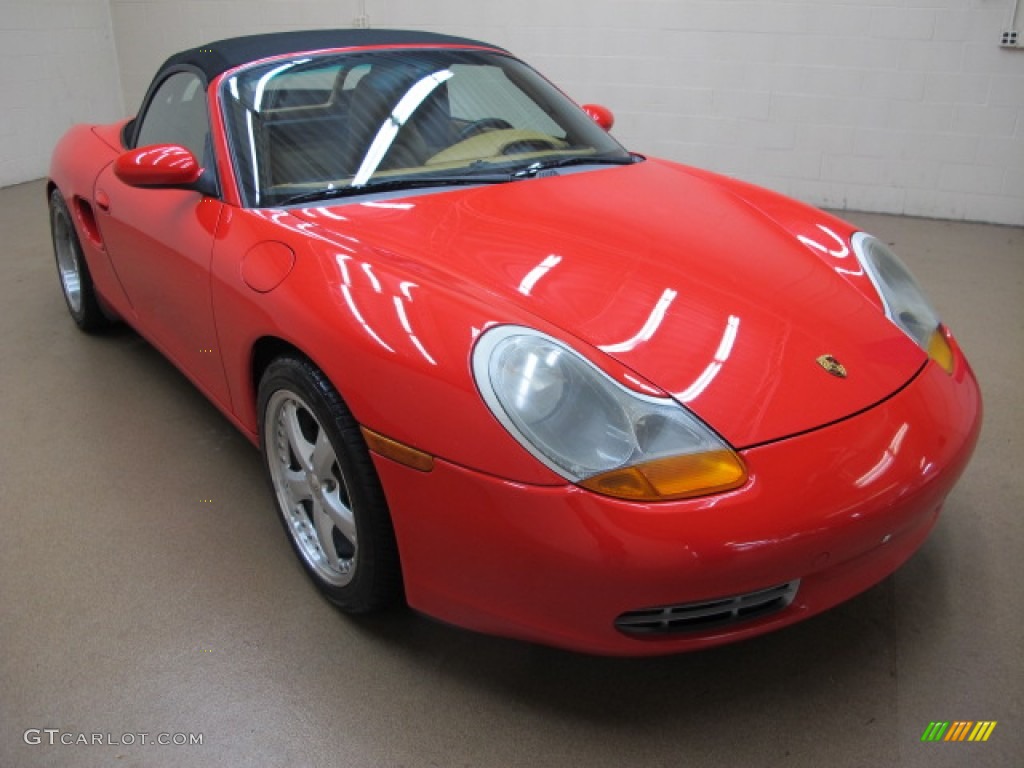 2000 Boxster  - Guards Red / Savanna Beige photo #1