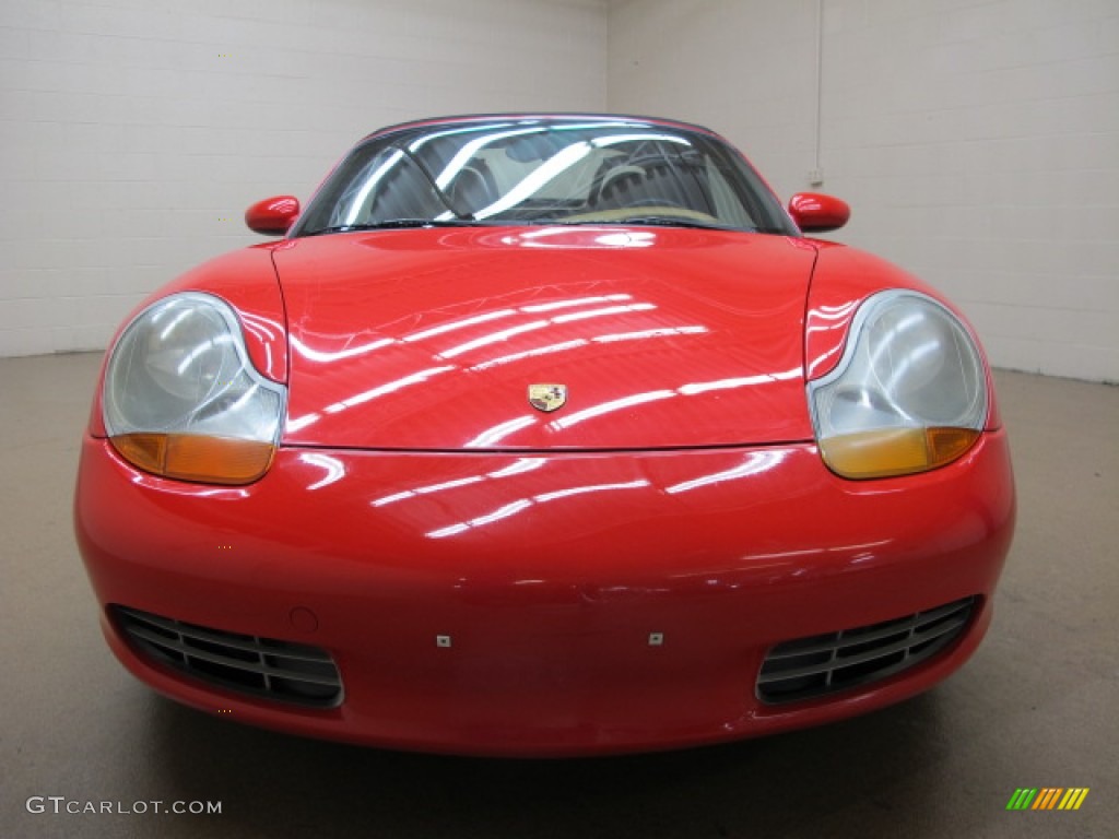 2000 Boxster  - Guards Red / Savanna Beige photo #3